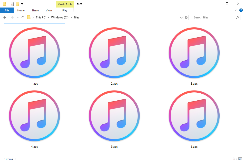 ITUNES Audio files and its types