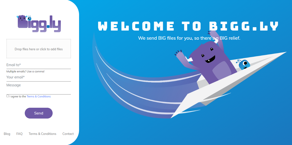 Send large voice memos with Bigg.ly