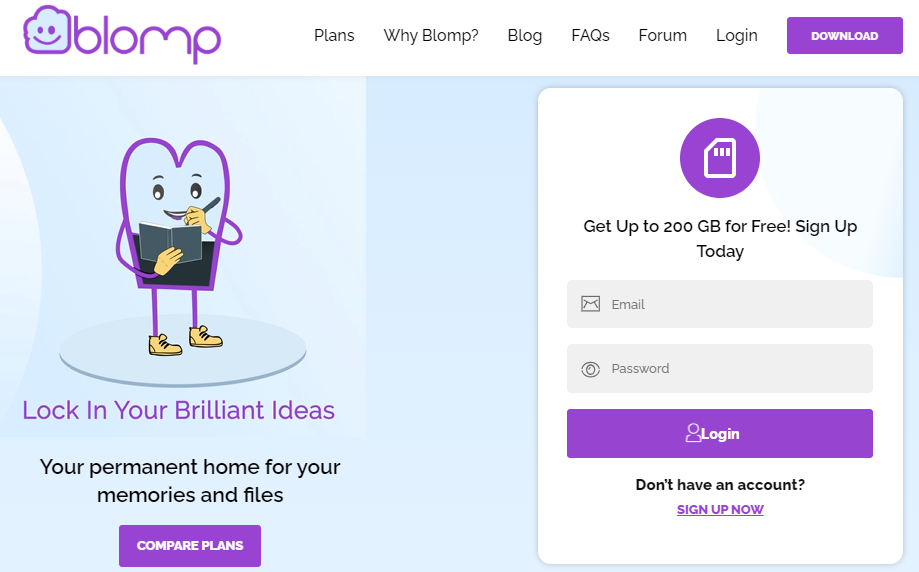 Home page of Blomp